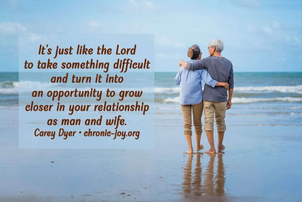 Difficulties in marriage are opportunities to grow.