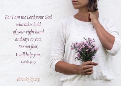 For I am the Lord your God who takes hold of your right hand and says to you, Do not fear; I will help you. (Isaiah 41:13)