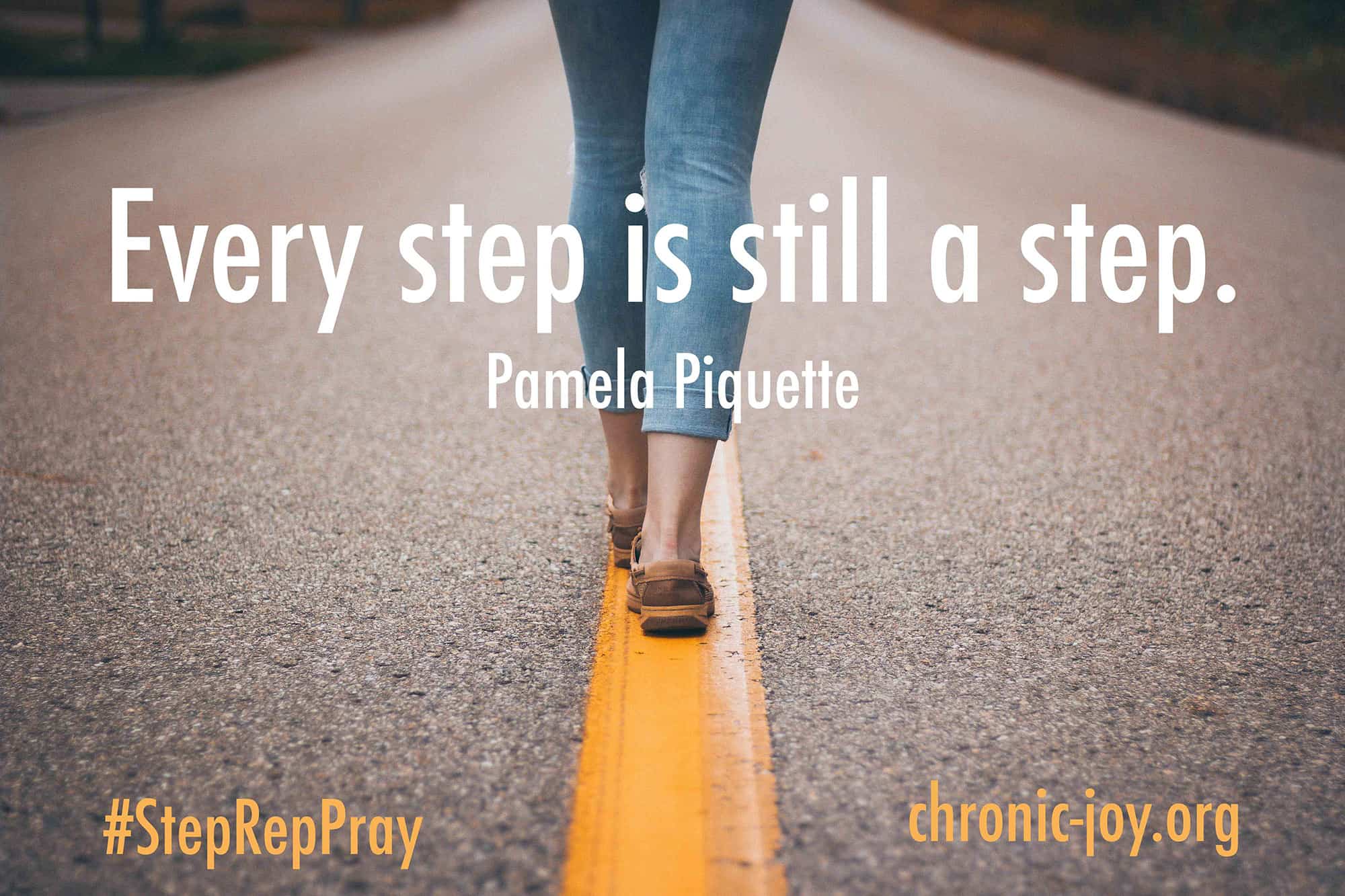 Every step is still a step.
