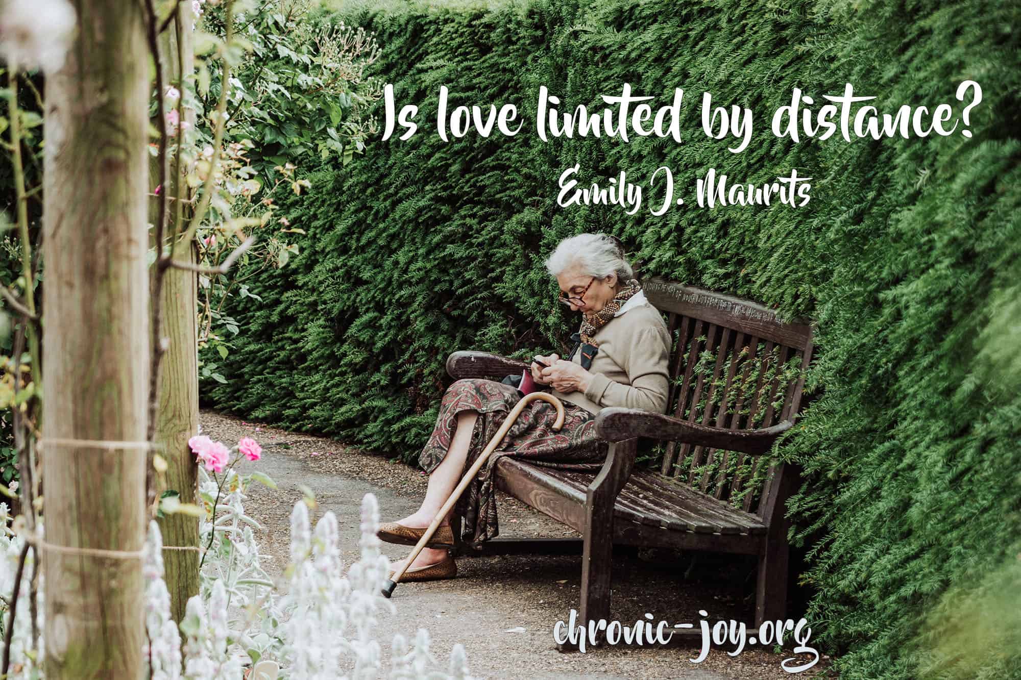 "Is love limited by distance?" Emily J. Maurits