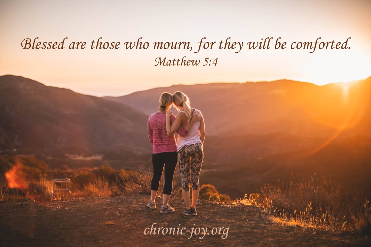 Blessed are those who mourn...