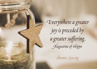 Everywhere a greater joy is preceded by a greater suffering.