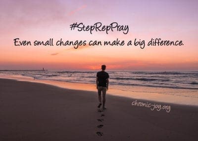 #StepRepPray • Even small changes can make a big difference.
