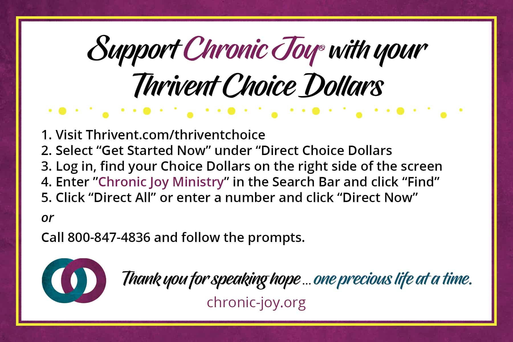 Thrivent Choice Dollars