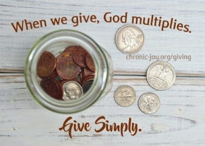 When we give, God multiplies. Give Simply.