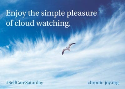 Enjoy the simple pleasure of cloud watching.