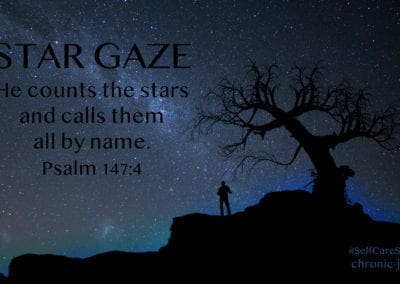 Star Gaze • "He counts the stars and calls them all by name." Psalm 147:4