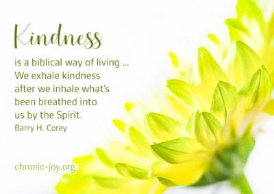 Kindness, is a biblical way of living