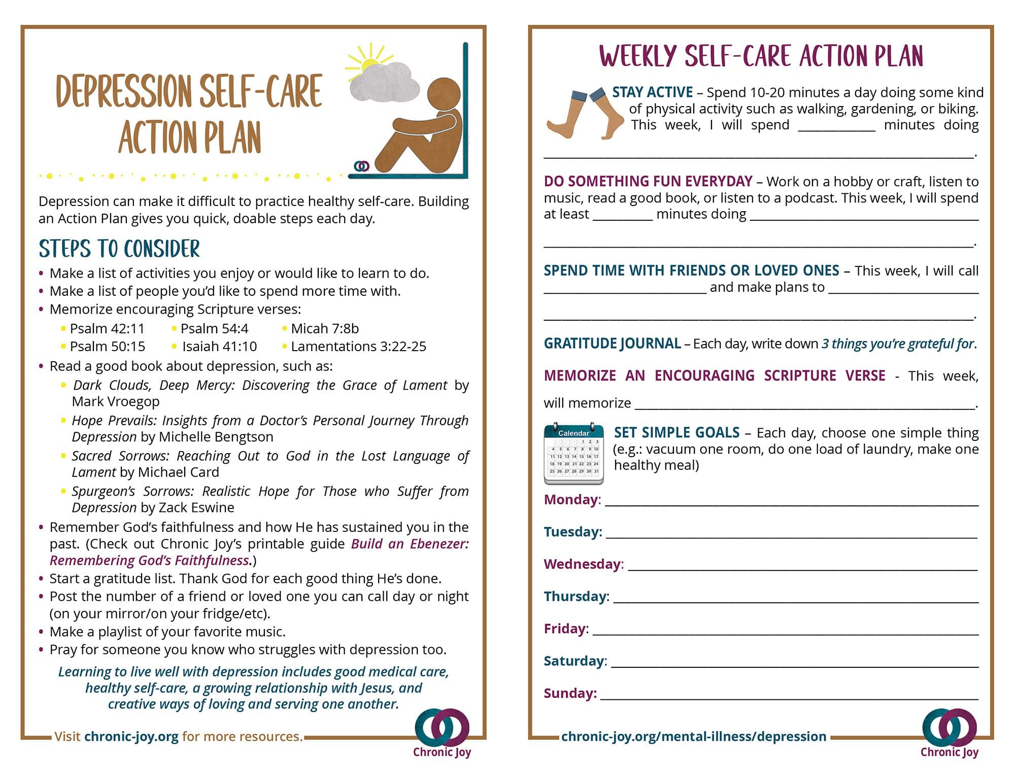Depression Self • Care Action Plan