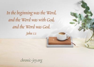 In the beginning was the Word, and the Word was with God, and the Word was God. (John 1:1)