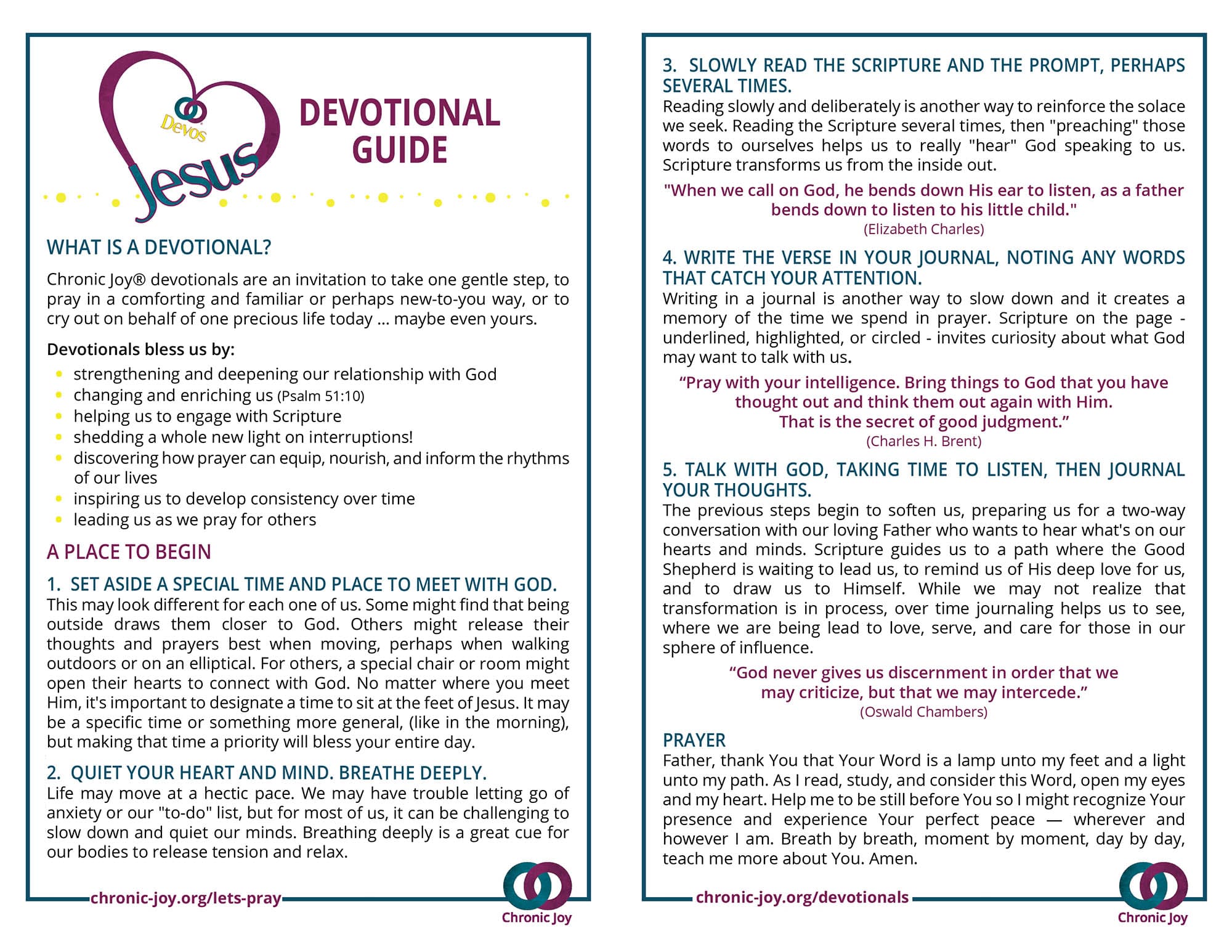 Devotional Guide