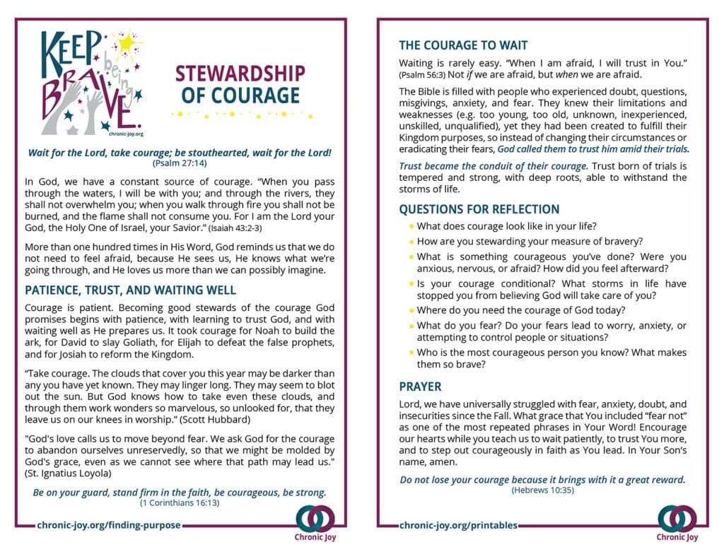 Stewardship of Courage