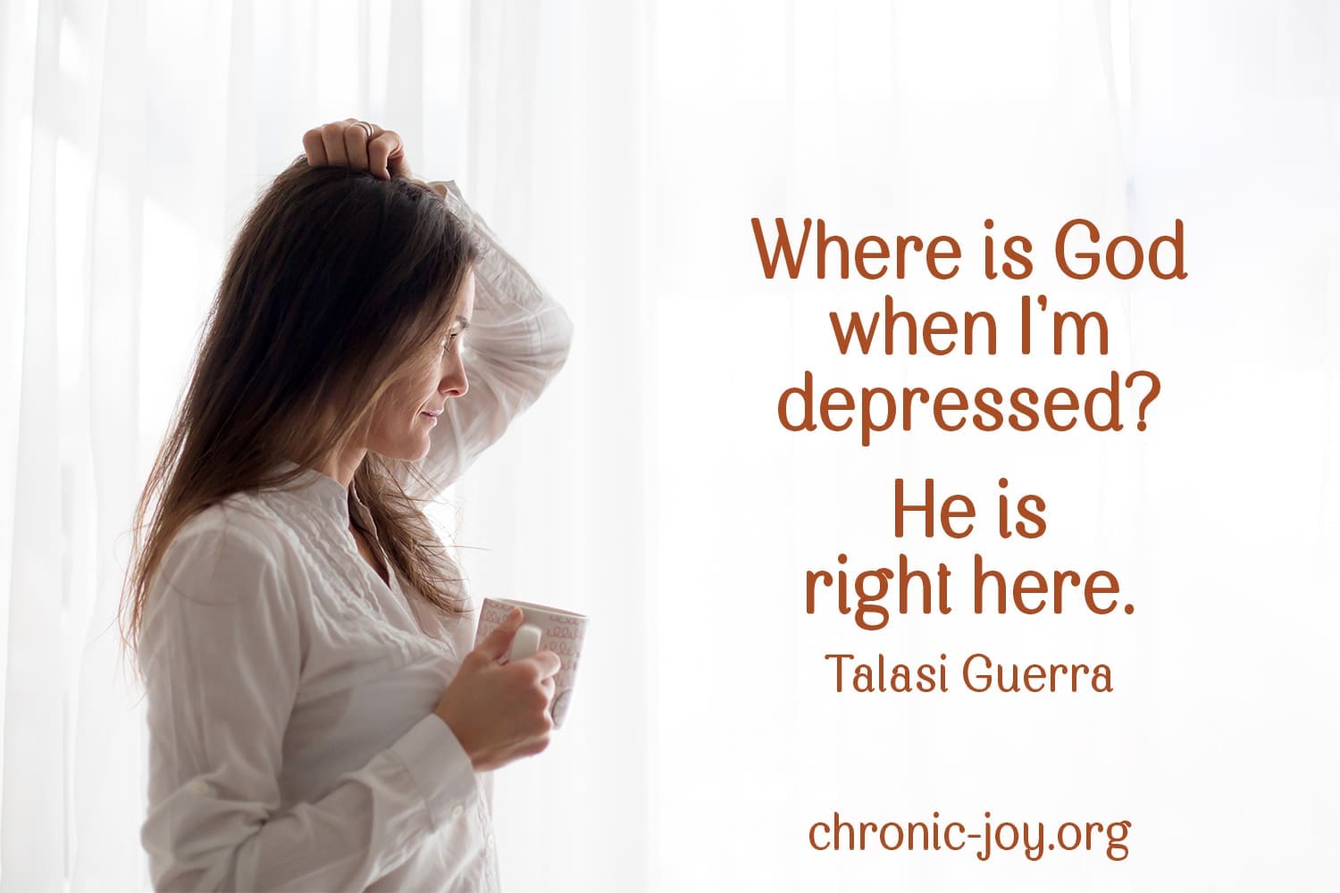 God is with me in depression.