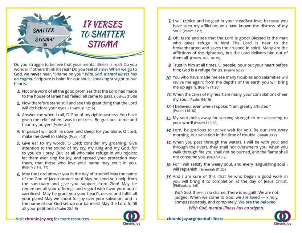 Chronic Joy® Printables 🖨️ Downloadable Hope!