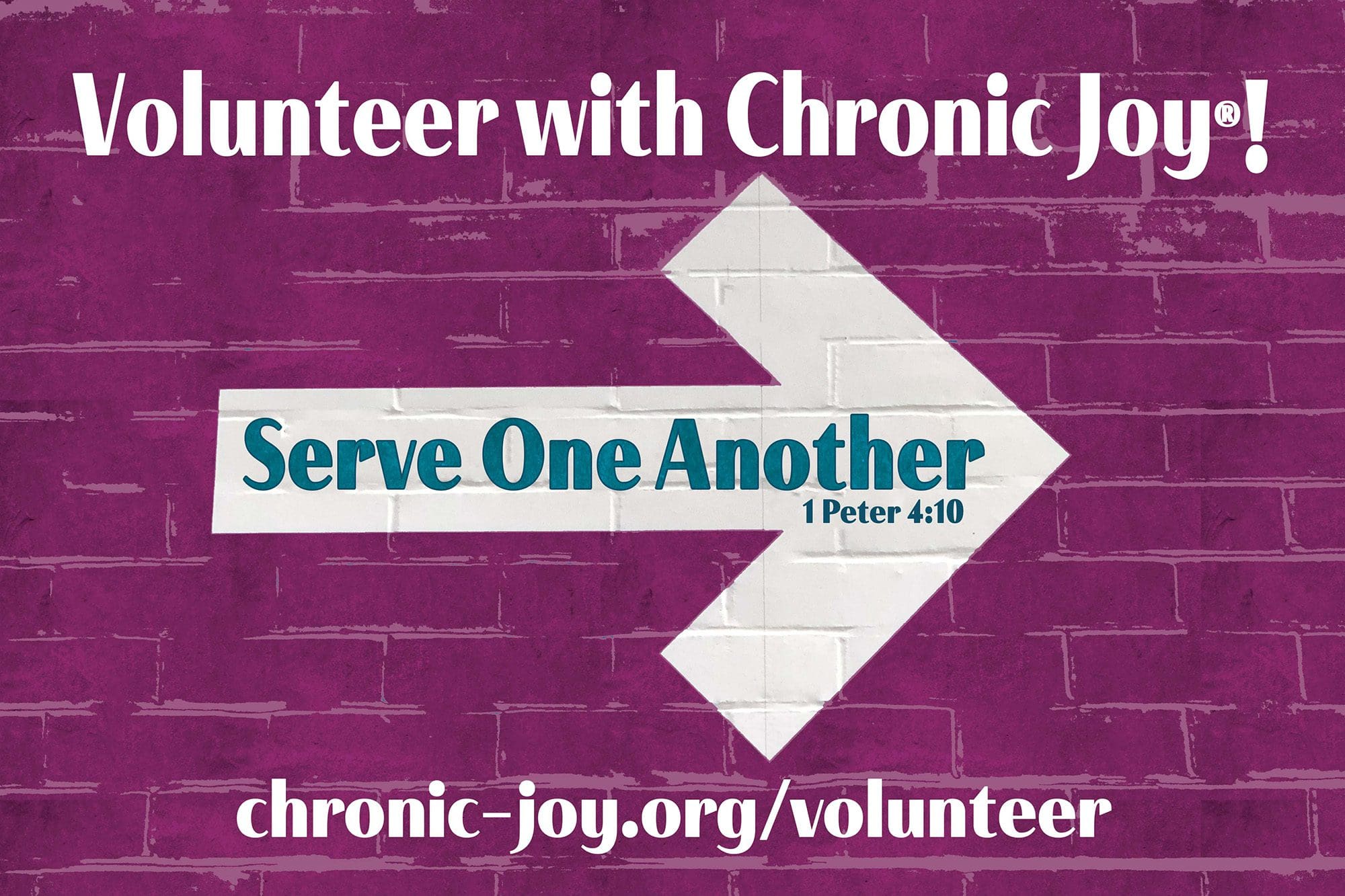 Volunteer With Chronic Joy!