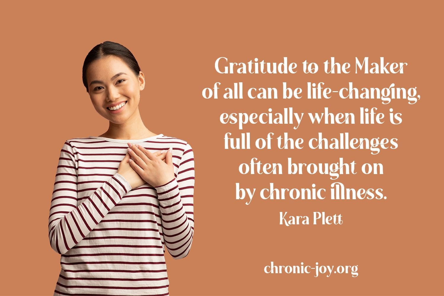Gratitude can be life-changing in chronic