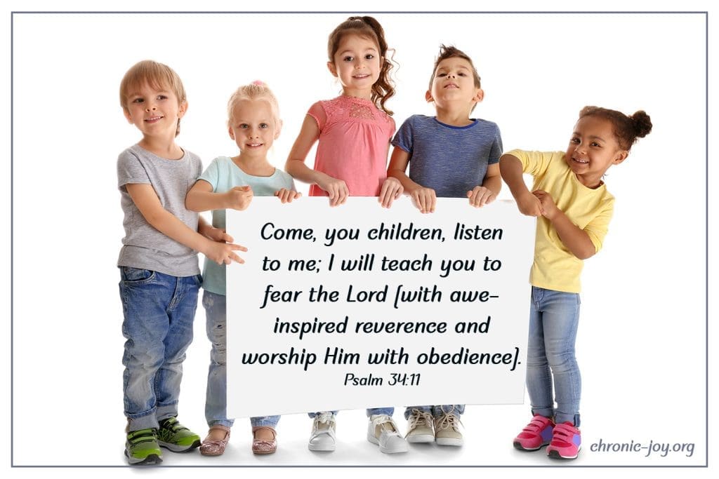 Jesus said, "Let the little children come to me."