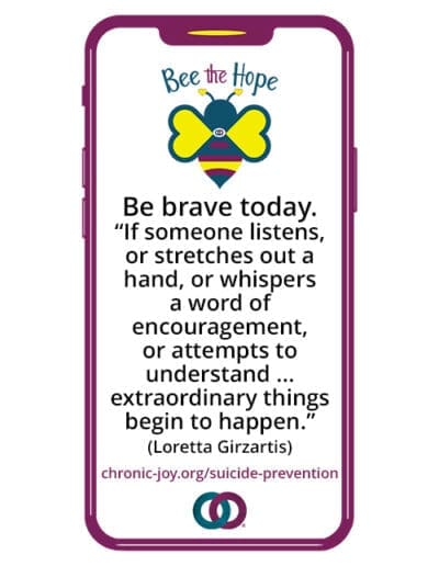 Suicide Prevention - Be Brave Today