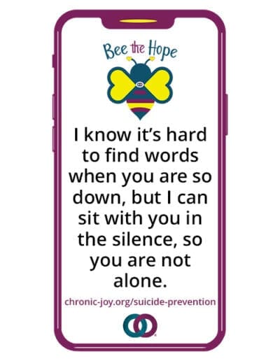 Suicide Prevention - Sit With You In Silence