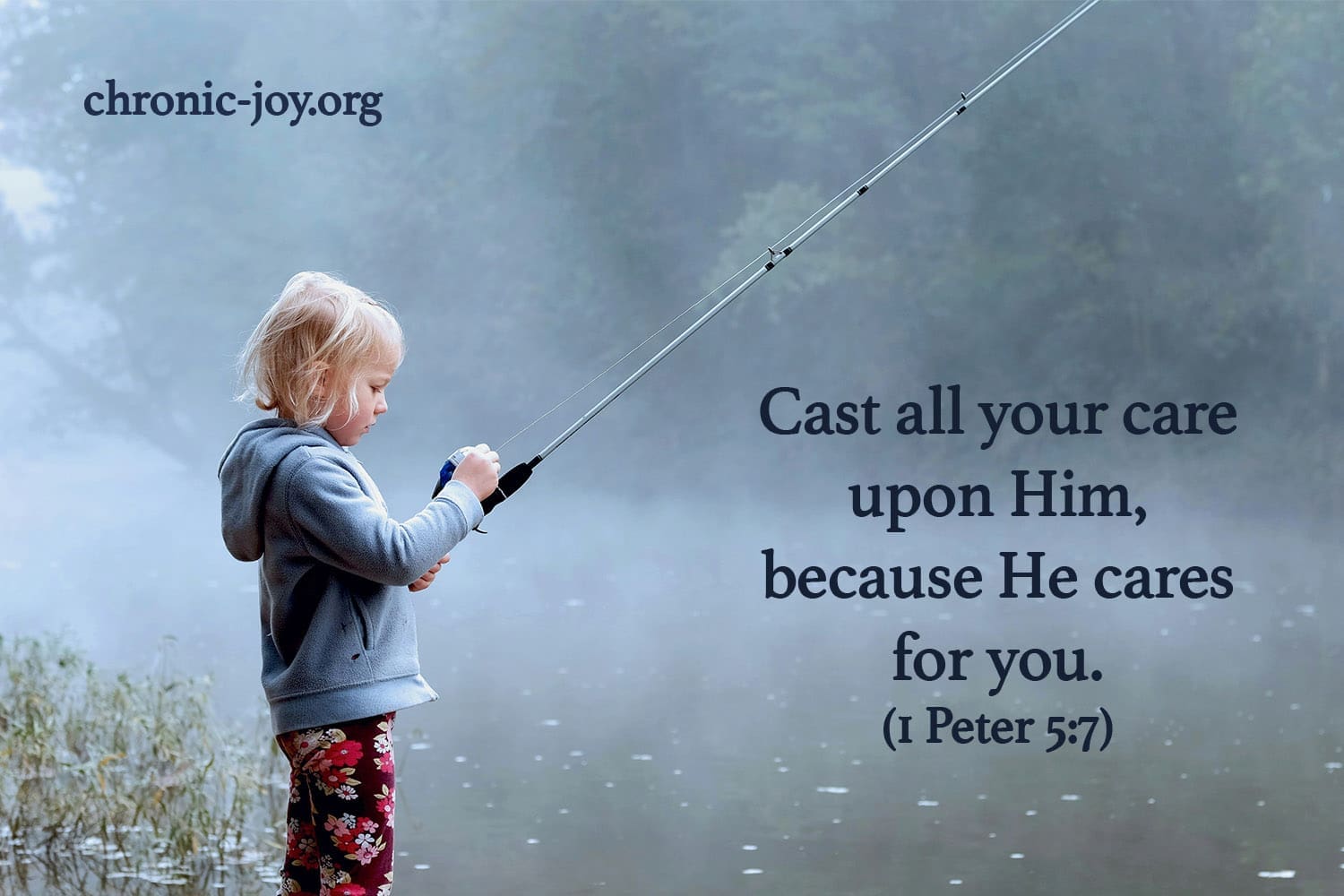 God invites us to cast our cares on Him.