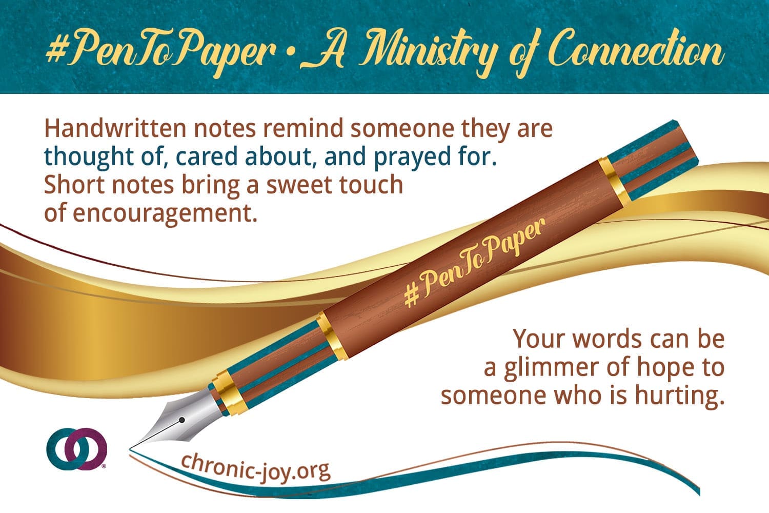 #PenToPaper • A Ministry of Connection